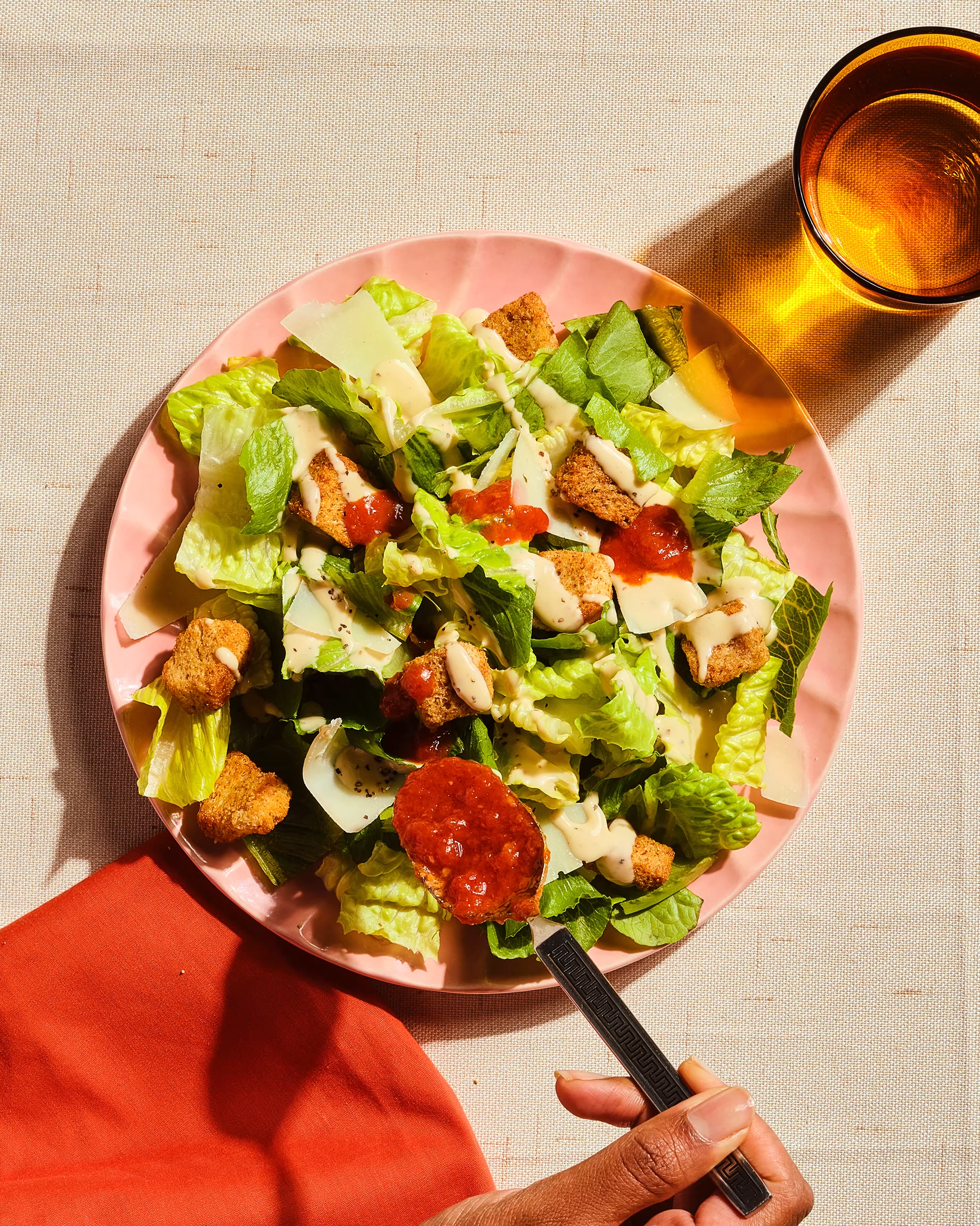 hot tom's caesar salad